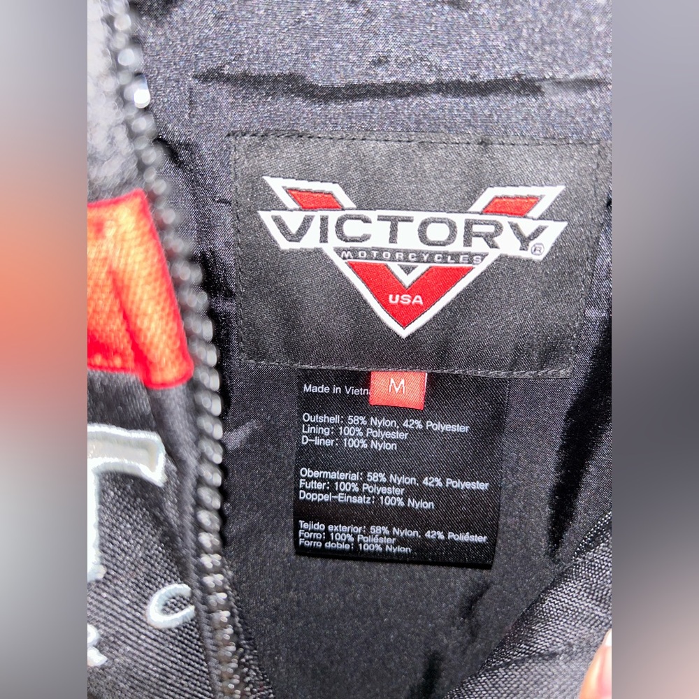 Victory Motorcycle Jacket, Women’s Medium - Picture 8 of 8